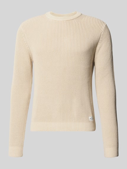 Regular Fit Pullover aus reiner Baumwolle Modell 'DORIAN CREW' Shop The Look MANNEQUINE