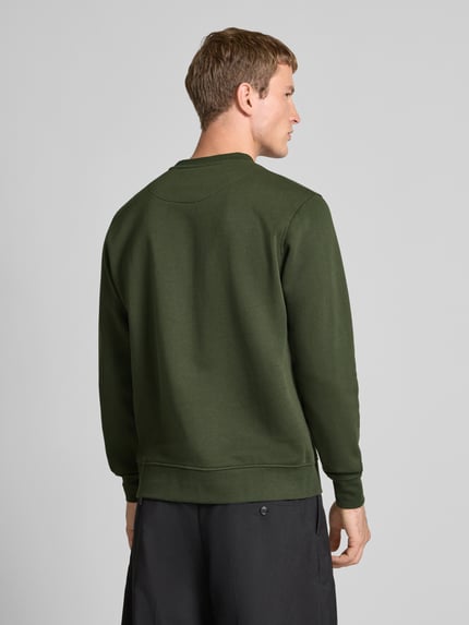 JACK & JONES Sweatshirt mit Label-Print Modell 'SOHO' Dunkelgruen 5