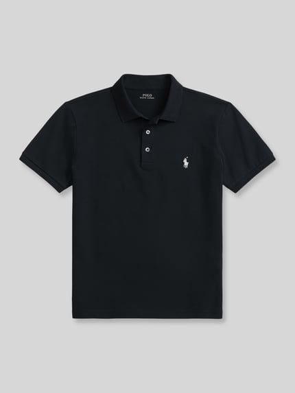 Polo Ralph Lauren Regular Fit Poloshirt aus Baumwoll-Mix Black 2