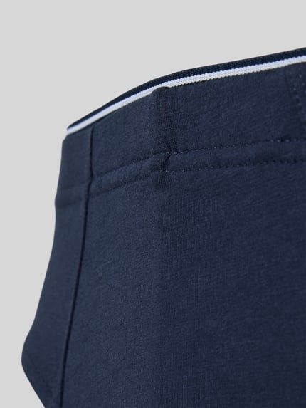 Produktfoto, Slip mit elastischem Bund im 3er-Pack von MCNEAL z bawełny z elastanem, granatowy, widoczna tekstura materiału