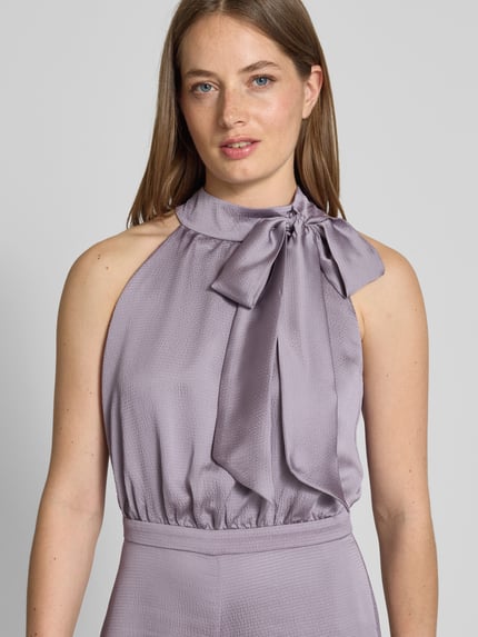 SWING Jumpsuit met opstaande kraag Paars - 3