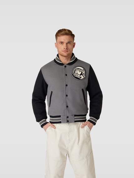 Billionaire Boys Club Kurtka college z naszywką z logo Czarny 4