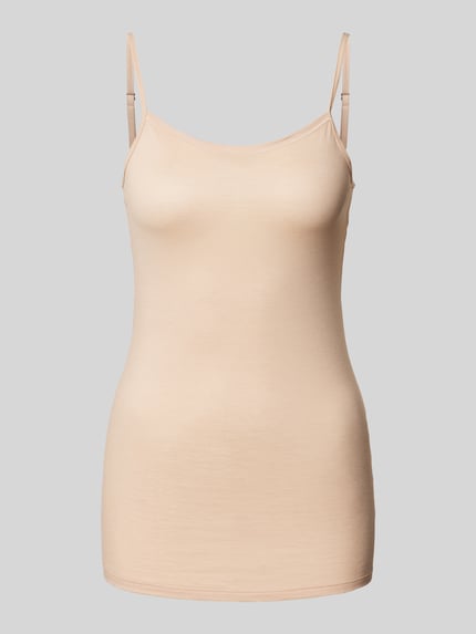 HANRO Onderhemd met verstelbare spaghettibandjes Beige - 1
