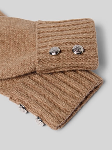 Lauren Ralph Lauren Rękawiczki z detalem z logo Camel 2