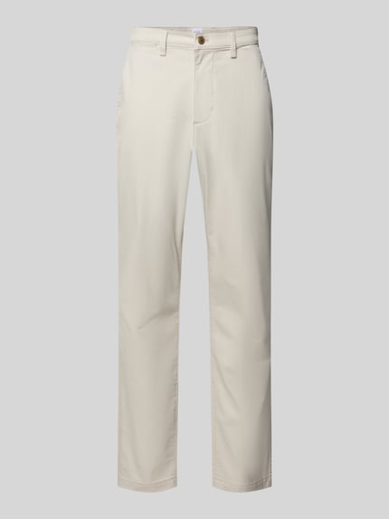 Slim Fit Chino mit Eingrifftaschen Shop The Look MANNEQUINE