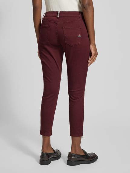 Buena Vista Stoffen broek met 5-pocketmodel Bordeaux - 5