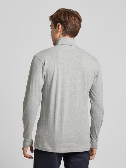 RAGMAN Longsleeve mit gerippten Abschlüssen Dunkelgrau 5