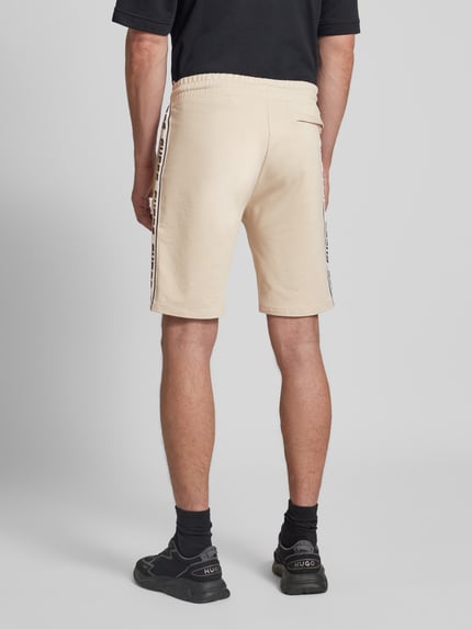 GUESS Activewear Shorts mit elastischem Bund und Tunnelzug Beige 5
