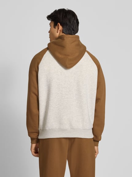 REVIEW Hoodie mit Kapuze Ecru Melange 5