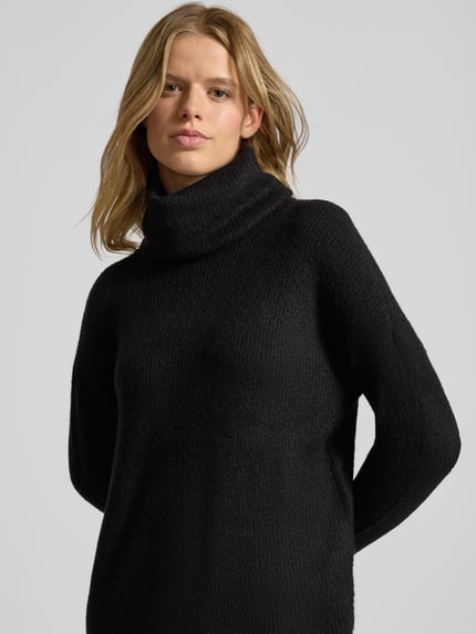 ONLY Strickkleid mit Woll-Anteil Modell 'JANA' Black 3