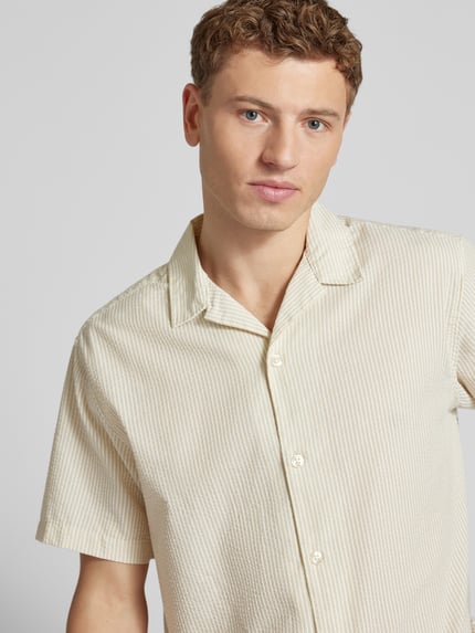 JACK & JONES Vrijetijdsoverhemd met knoopsluiting Beige - 3