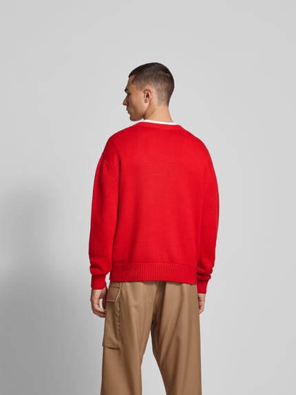 Dsquared2 Pullover met labelstitching Rood - 5