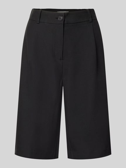 regular fit bermuda’s met bandplooi model 'LINDA' Shop The Look MANNEQUINE
