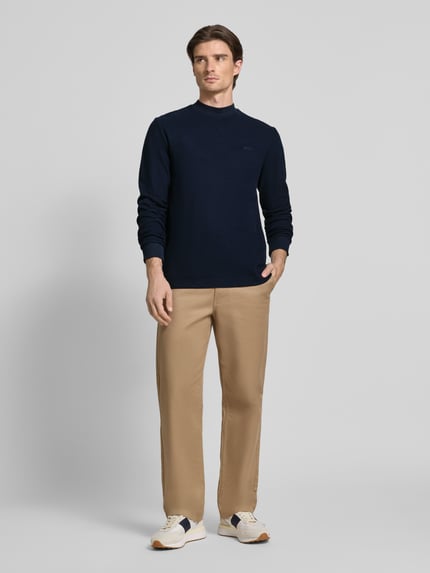 BOSS Orange Regular fit shirt met lange mouwen van puur katoen, model 'EXPLORER' Marineblauw - 1