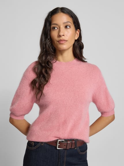 HERZENS Strickpullover aus Kaschmir-Woll-Mix mit 1/2-Arm Altrosa 3