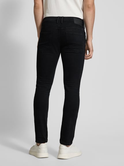 Tom Tailor Slim Fit Jeans mit Stretch-Anteil Modell 'Troy' Black 5