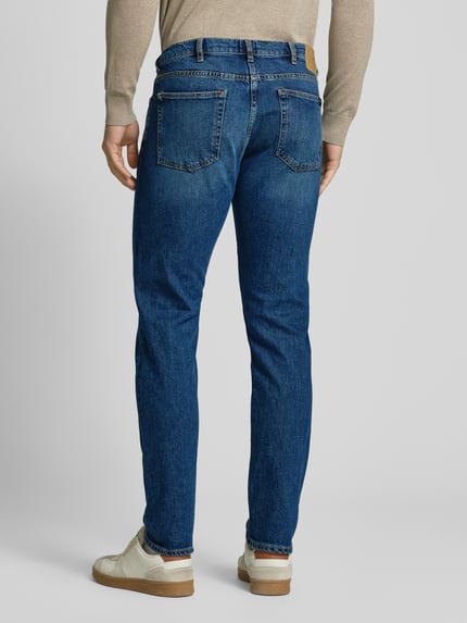Paul Smith Tapered Fit Jeans mit Eingrifftaschen Marine 5