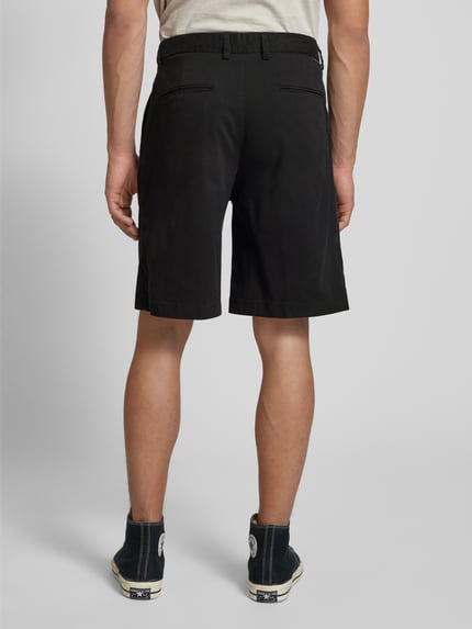 JACK & JONES Szorty chinosy o kroju regular fit z wpuszczanymi kieszeniami model ‘BILL BARRET’ Czarny 5