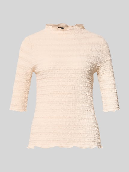 Produktfoto, Regular Fit T-Shirt mit Strukturmuster Modell 'LT JULI' von Betty Barclay, beige, Strukturmuster, Damen T-Shirt