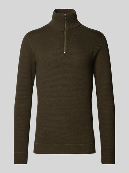 JACK & JONES Premium SCHIPPERSTRUI van puur katoen Model 'BLUCHRISTER' Olijfgroen - 2