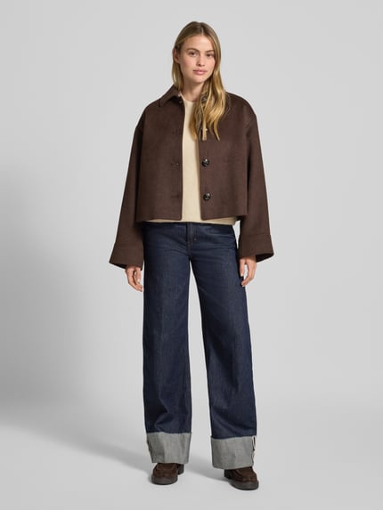 MSCH Copenhagen Gebreid shirt met wol, model 'Milania' Beige - 1