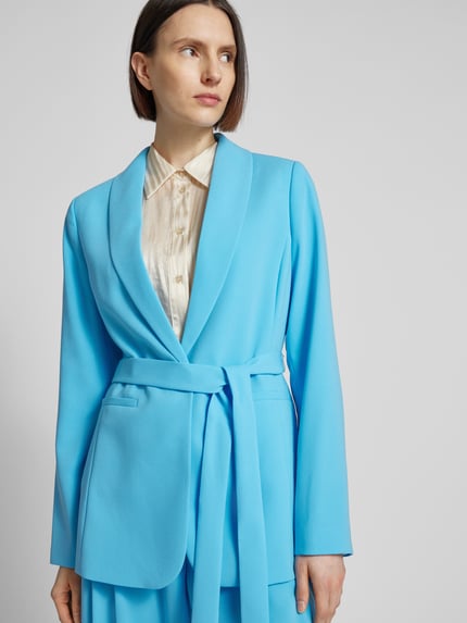 s.Oliver BLACK LABEL Blazer mit Bindegürtel Hellblau 3