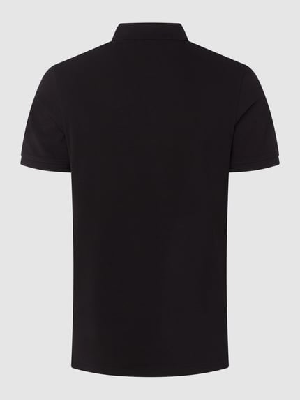 Tom Tailor Koszulka polo o kroju regular fit z wyhaftowanym logo model ‘BASIC’ Czarny 3