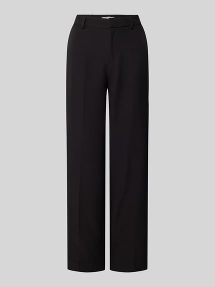 ONLY Stoffen broek met bandplooien, model 'BERRY' Zwart - 2