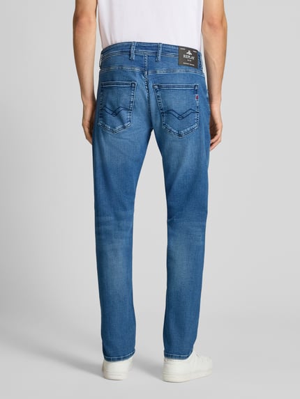 Replay Regular Fit Jeans im 5-Pocket-Design Modell 'GROVER' Jeansblau 5
