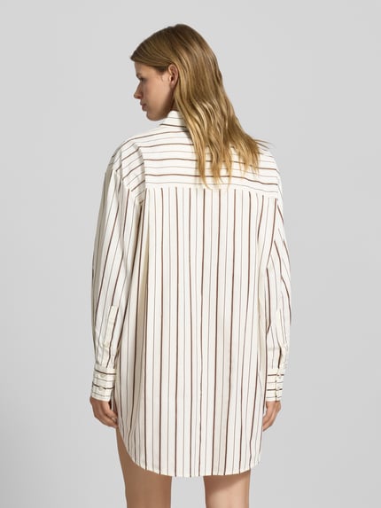 LeGer Hemdblusenkleid mit Brusttasche Offwhite 5
