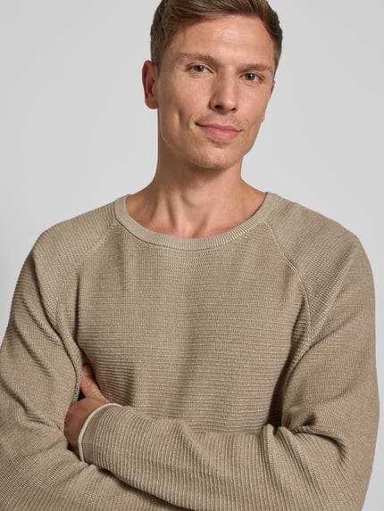 DRYKORN Gebreide pullover met ronde hals, model 'TITZIAN' Beige - 3