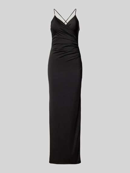 Jake*s Cocktail Abendkleid mit seitlicher Raffung Black 2