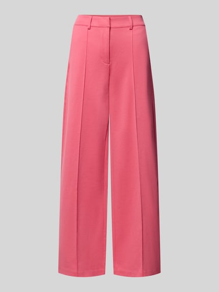 broek met wijd pijp en lengtenaden model 'KATE' Shop The Look MANNEQUINE