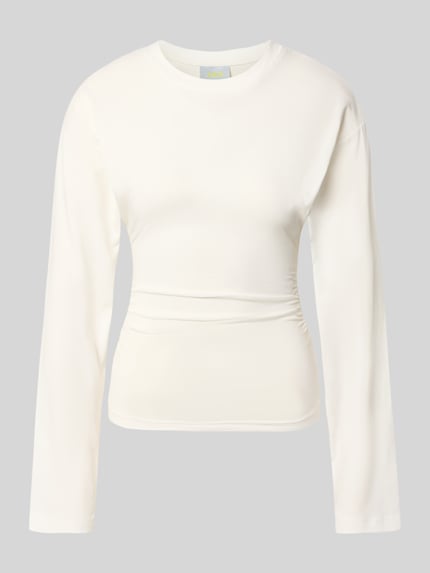 Shirt met lange mouwen van katoenmix model 'Paloma' Shop The Look MANNEQUINE