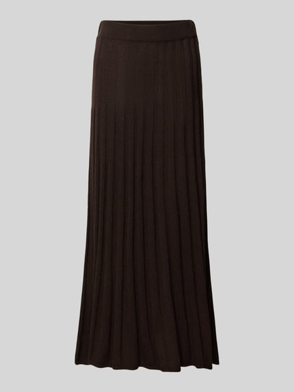 Gebreide rok van wolmix met elastische band Shop The Look MANNEQUINE