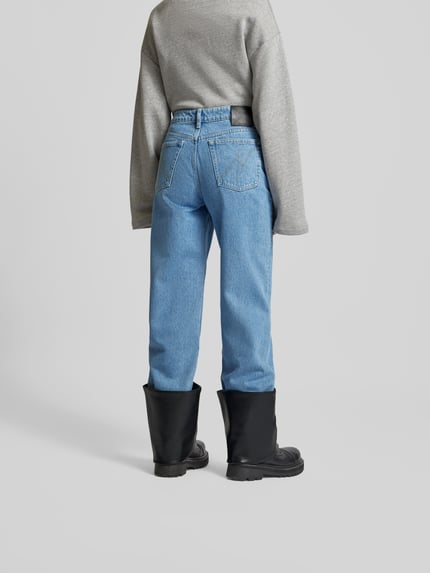Nanushka Loose fit jeans van puur katoen Jeansblauw - 5