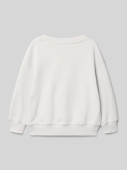 MANGO Sweatshirt mit Rundhalsausschnitt Modell 'avencrew' Hellgrau Melange 3
