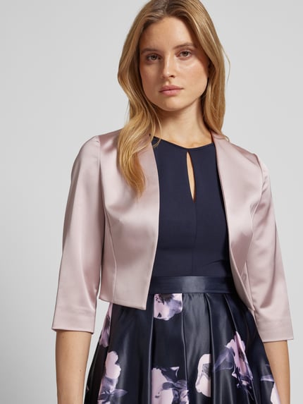 Vera Mont Kurzblazer mit offener Vorderseite Rose 3