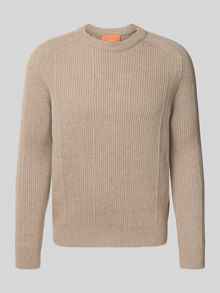Gebreide pullover van wol, model 'Fuji' Shop The Look MANNEQUINE