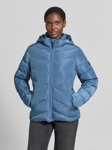 Cars Jeans regular fit jas met doorgestikt effect model 'Synria' Blauw - 4