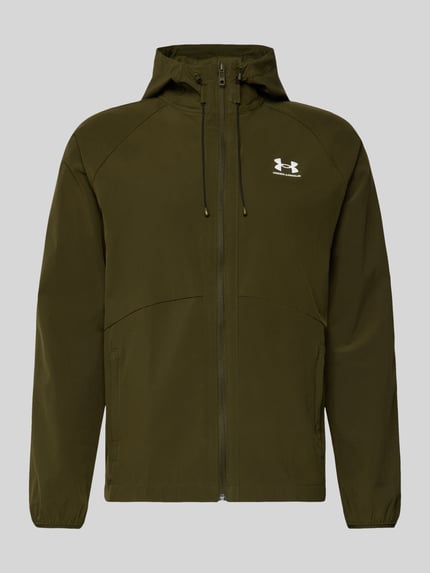 Under Armour Regular Fit Windbreaker mit Logo-Print Oliv 2