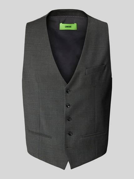 CINQUE Gilet met V-hals model 'Castello' Middengrijs - 2