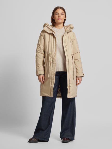 Christian Berg Woman Selection Parkamantel mit Kapuze Sand 1