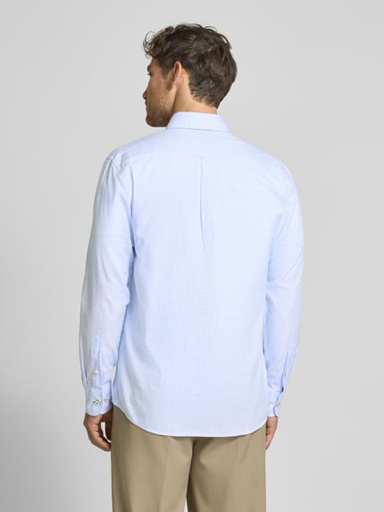 Fynch-Hatton Regular Fit Freizeithemd mit Button-Down-Kragen Modell 'All Season' Bleu 5