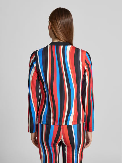 Marc Cain Longsleeve mit elastischem Rundhalsausschnitt Rot 5