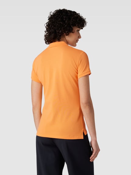 Polo Ralph Lauren Koszulka polo o kroju slim fit z wyhaftowanym logo model ‘JULIE’ Morelowy 5