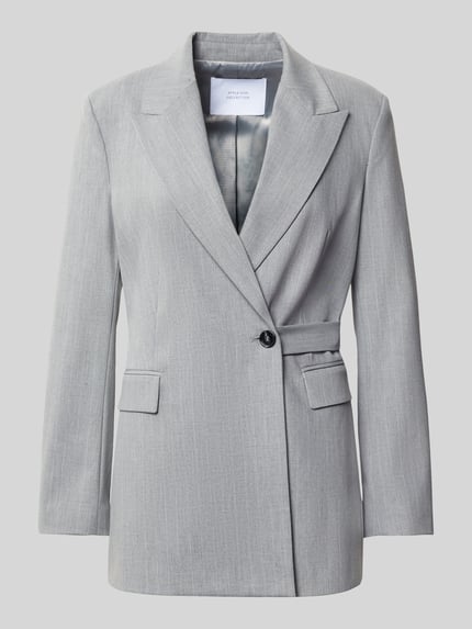 Eleganter Blazer mit Bindedetail - curated by Viky Rader Shop The Look MANNEQUINE
