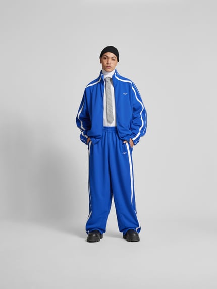 VETEMENTS Trackpants met elastische tailleband Koningsblauw - 1