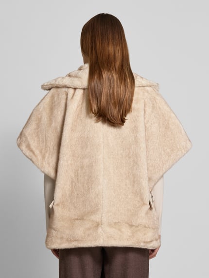 Liu Jo White Jacke aus Kunstfell Sand 5