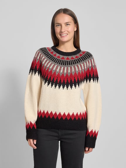 Polo Ralph Lauren Gebreide pullover van een mix van wol en kasjmier Ecru gemêleerd - 4